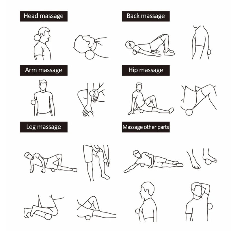 Peanut Massage Ball, Deep Tissue Massage Ball