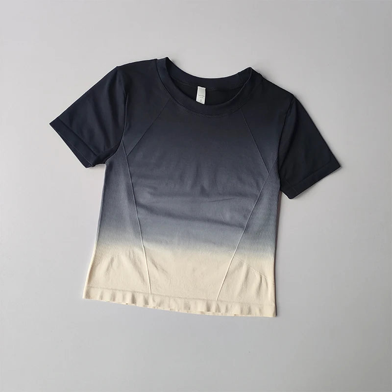 Women's Elastic Quick Drying Sports  T-Shirt