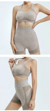 Yoga Set Gym Shorts Women Sport Bras and Workout Tops