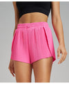 Fitness Fake Two-Piece Pleated Skirt Pants
