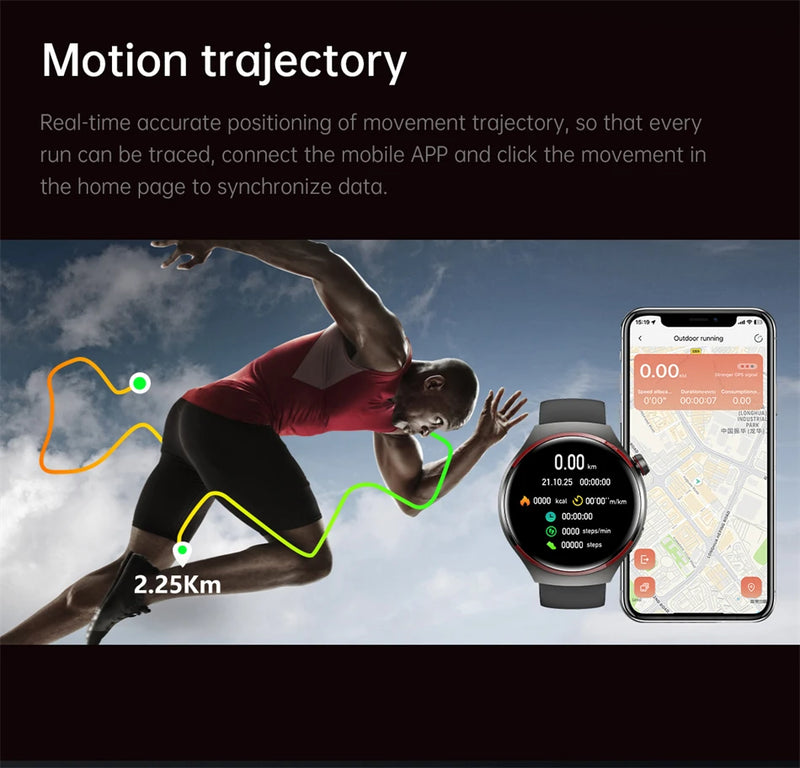 GT4 Pro Smart Watch with GPS & AMOLED Display