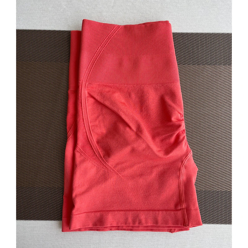 TKITK Women's High Waist Seamless Tight Shorts