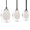 100% Pure Natural Quartz Yoni Egg Set Kegel Exerciser Balls