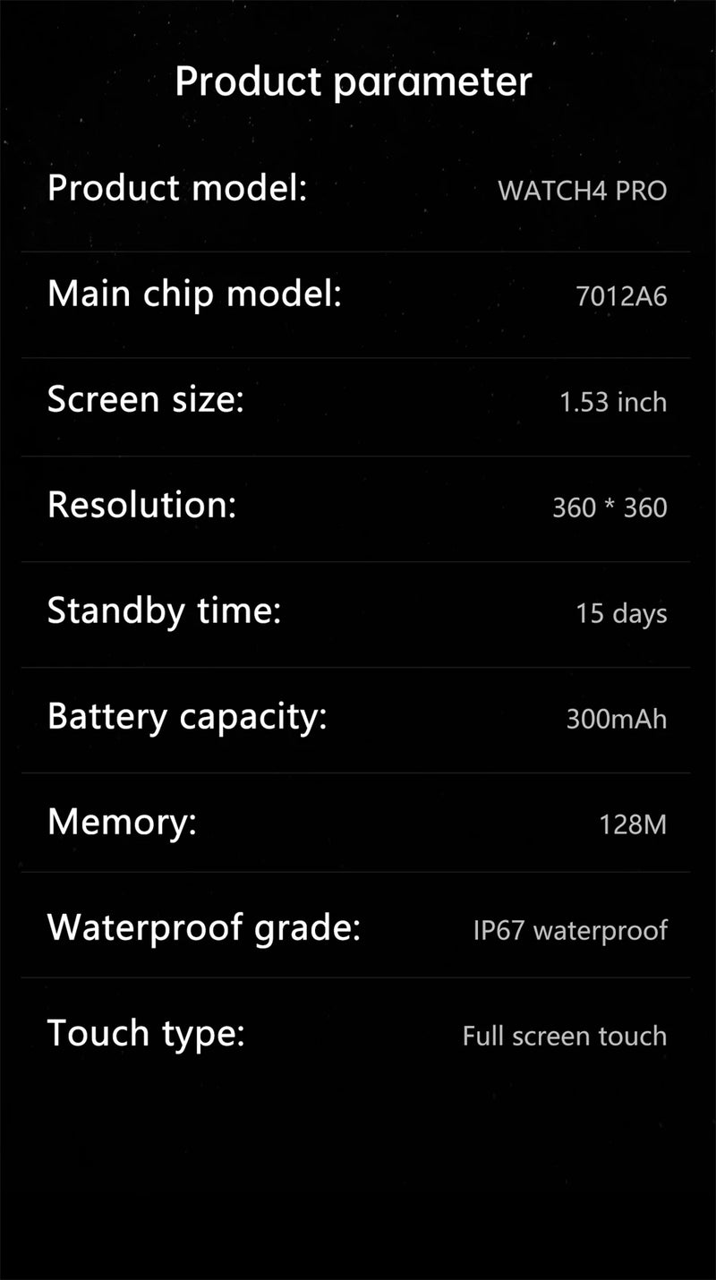 GT4 Pro Smart Watch with GPS & AMOLED Display