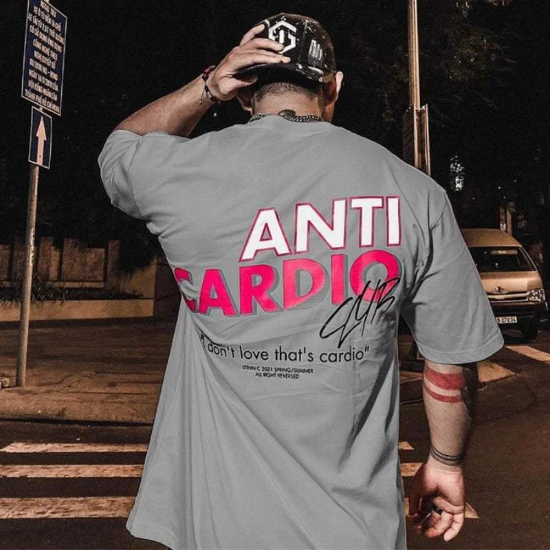 ANTI CARDIO Oversized Sports T-Shirt