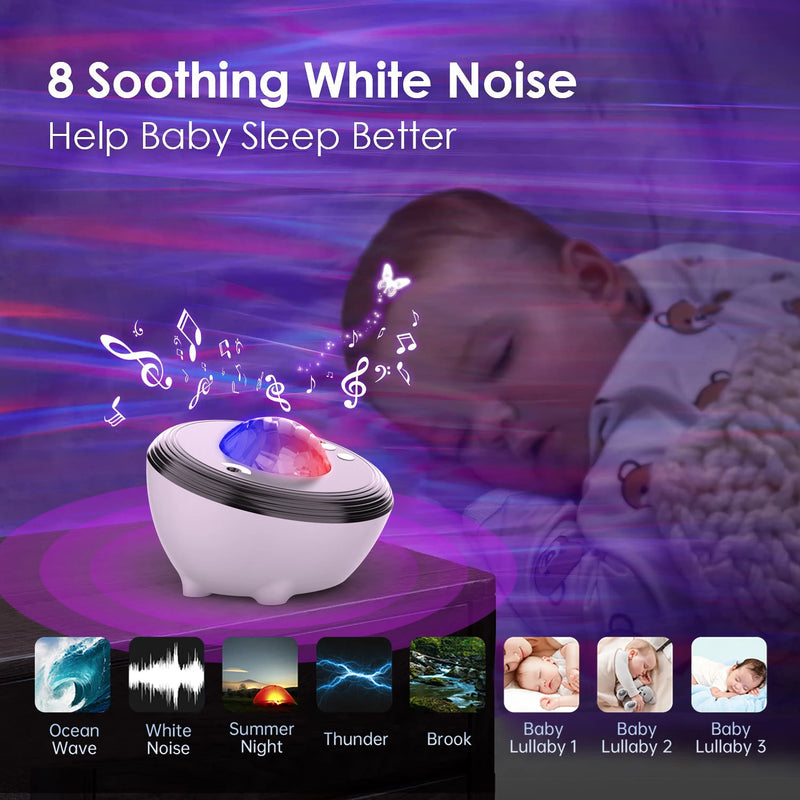 Star Projector LED Aurora Projector Bluetooth Speaker Night Light