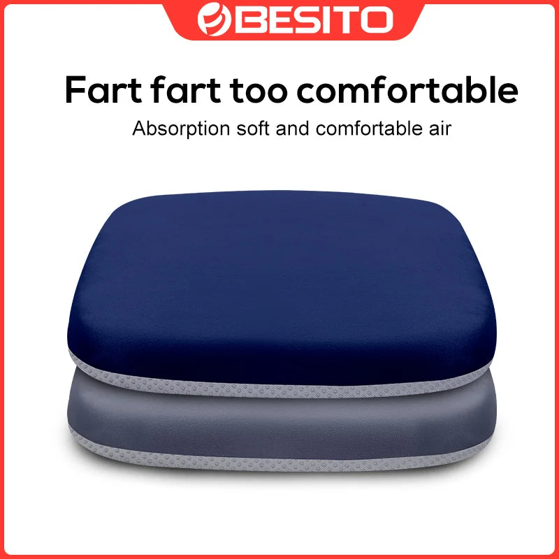 Ergonomic Memory Cotton Office Student Seat Cushion: