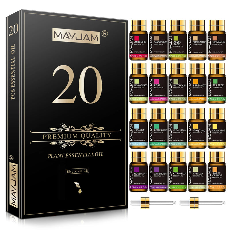 MAYJAM 20-Bottle Essential Oils Kit