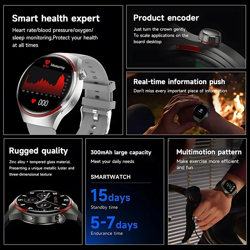 GT4 Pro Smart Watch with GPS & AMOLED Display