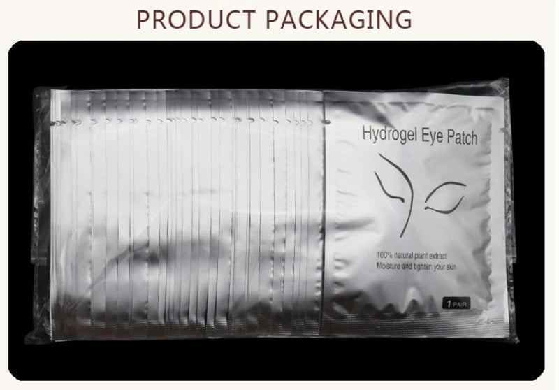 50 Pairs Hydrogel Eye Patches for Eyelash Extension
