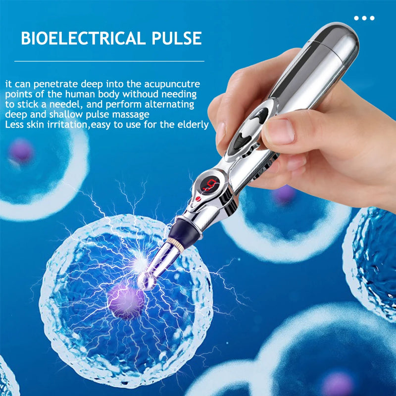 Electronic Acupuncture Pen ā Needle-Free Relief Through Meridian Therapy
