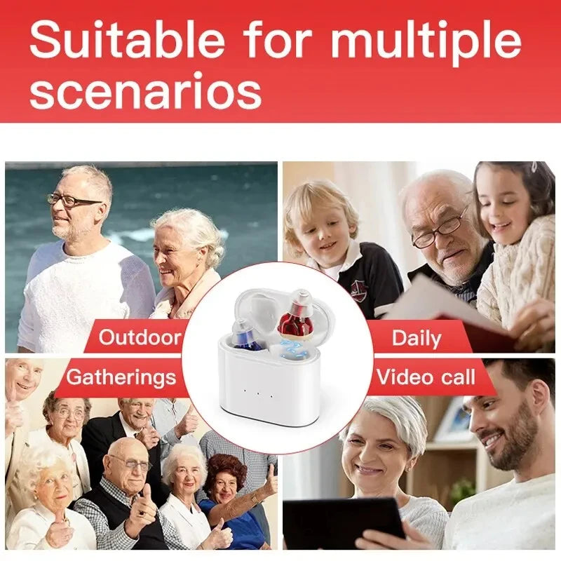 2024 New Cheap Rechargeable Wireless Hearing Aids