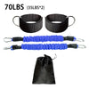 1 PC Leg Strength Trainer Foot Ring with Resistance Band