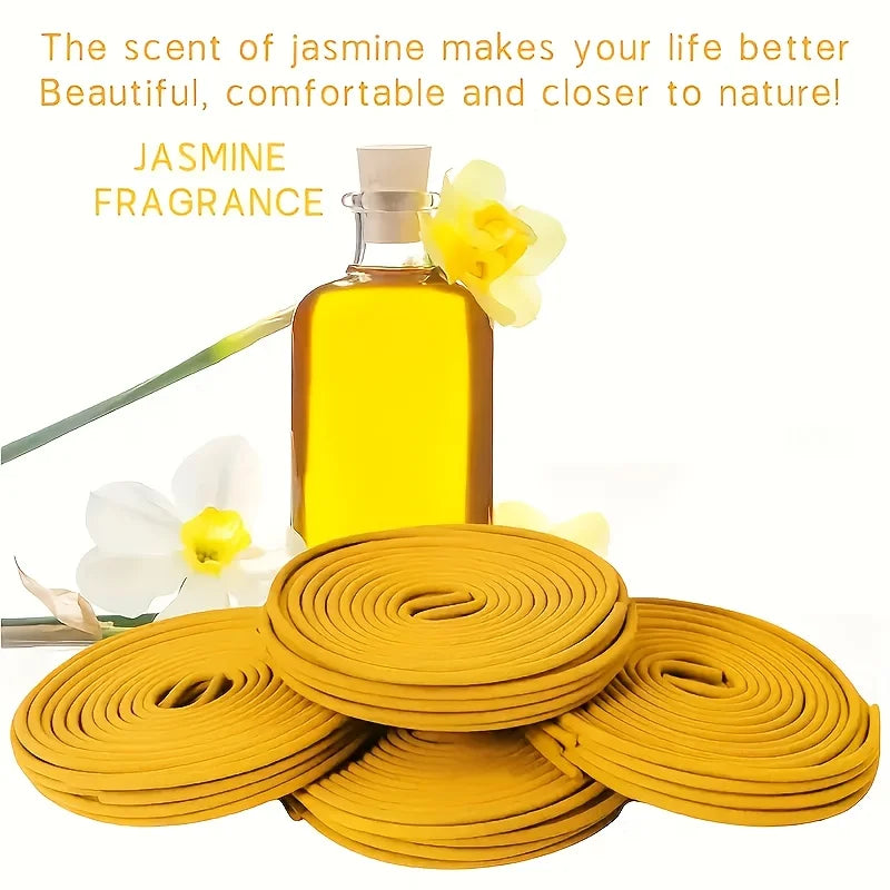 Plant Extract Jasmine Scented Spiral Coil Aromatherapy Stick