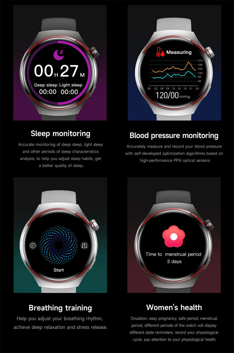 GT4 Pro Smart Watch with GPS & AMOLED Display