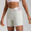 Solid Color Women’s High Waist Fitness Shorts