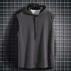 New Men’s Fashion Sportswear Hooded Sleeveless T-Shirt