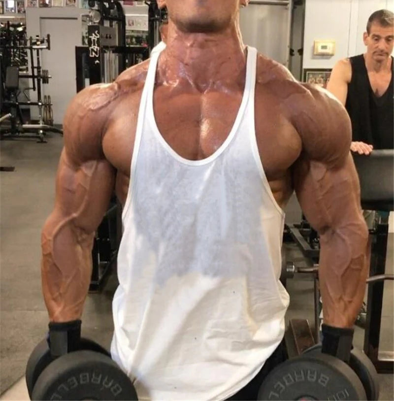 Men’s Plain Gym Fitness Muscle Tank Top