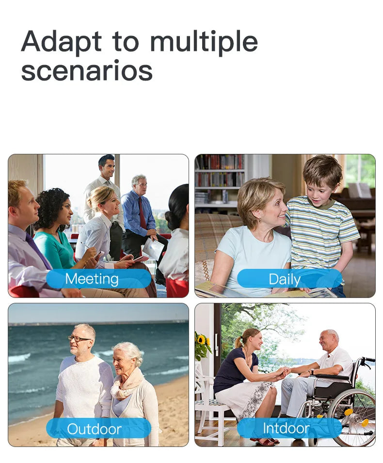 Rechargeable Portable Hearing Aid for the Elderly