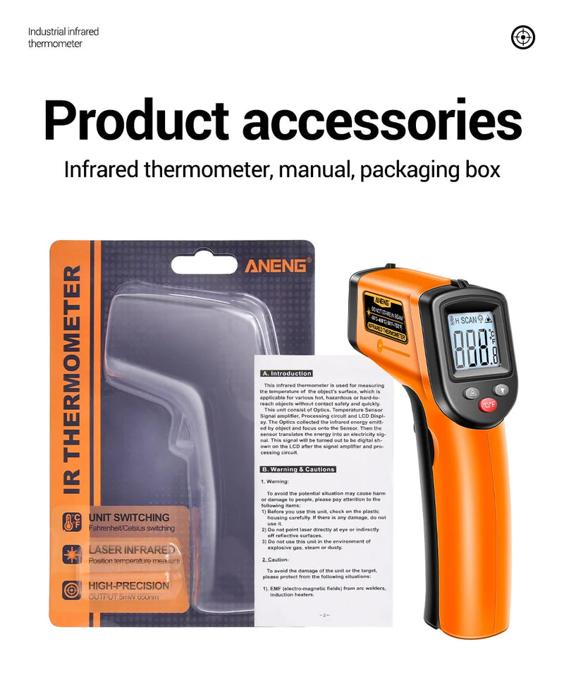 ANENG TH201 Digital Infrared Thermometer