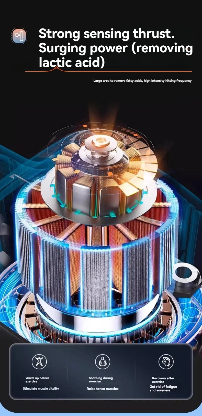 Smart Massage Gun Electric Massager: