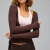 Women’s Wrap Ruched Tie Front Yoga Shirt