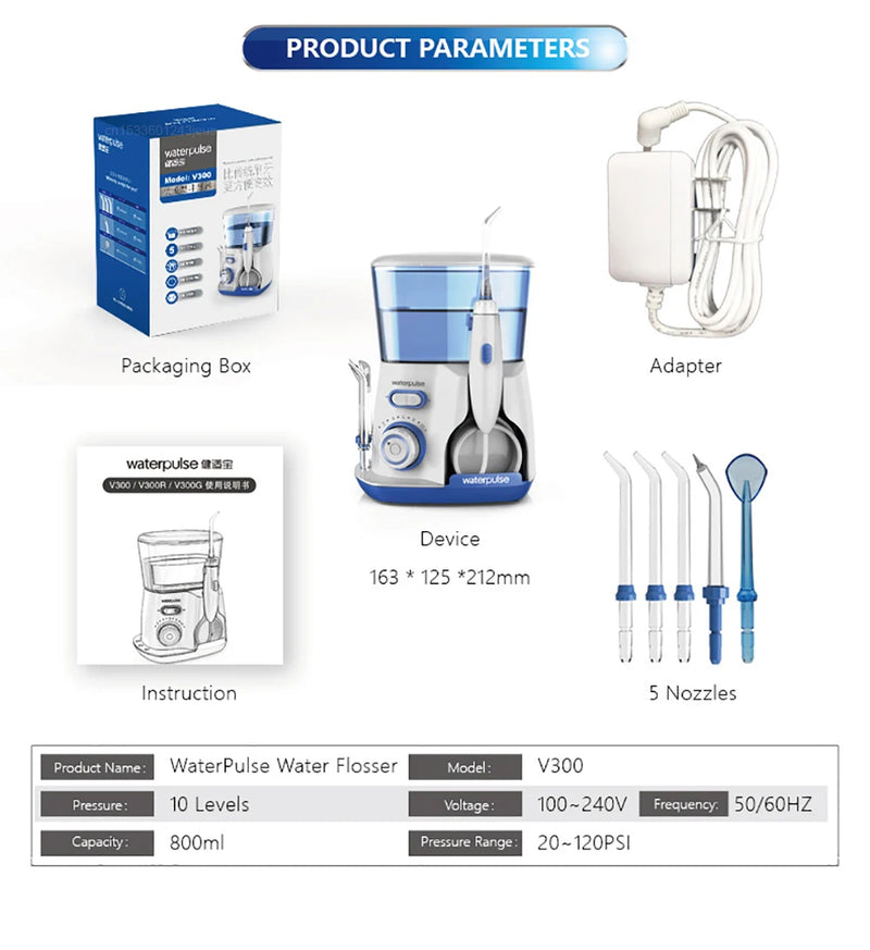 Oral Irrigator Dental Water Flosser: