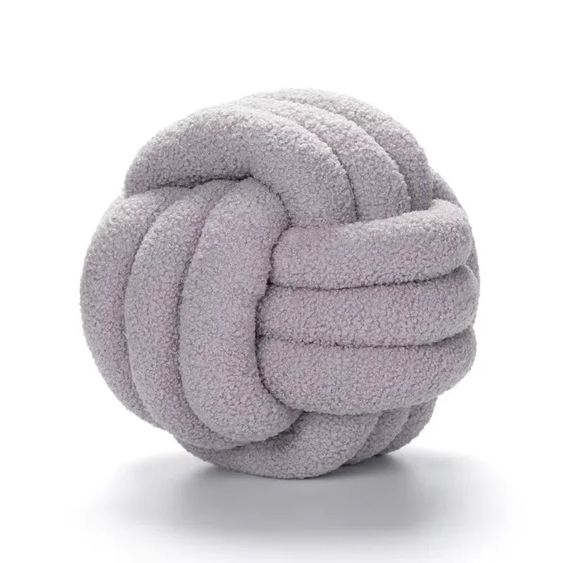 Aesthetic Knot Globe Plush Cushion