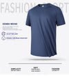 Men’s Breathable Quick-Dry Running Sports Fitness Short Sleeve T-Shirt