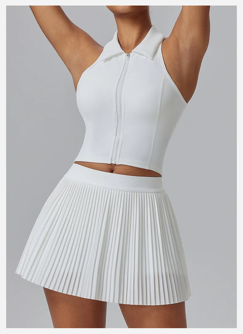 Women’s Organ Pleated Tennis Skirt