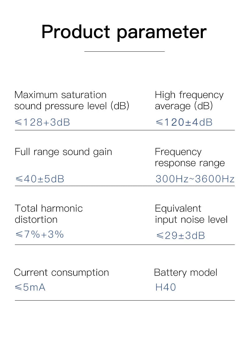 Rechargeable Portable Hearing Aid for the Elderly