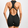 Women’s Sleeveless Short Sports Jumpsuit