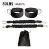 1 PC Leg Strength Trainer Foot Ring with Resistance Band