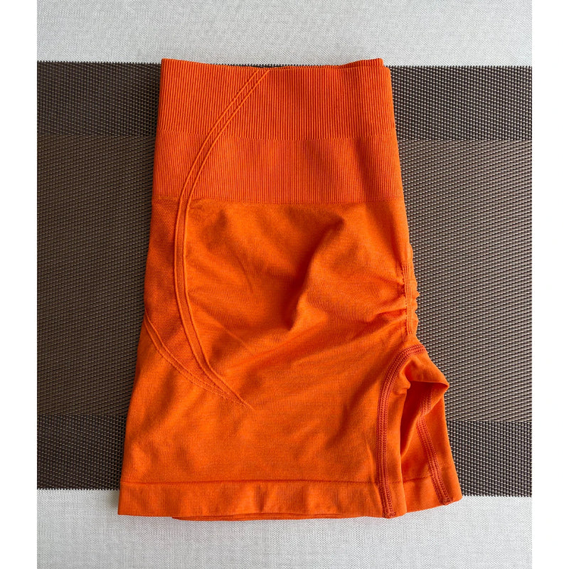 TKITK Women's High Waist Seamless Tight Shorts