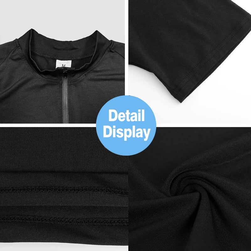 Men Compression Running Short Sleeve T-shirt