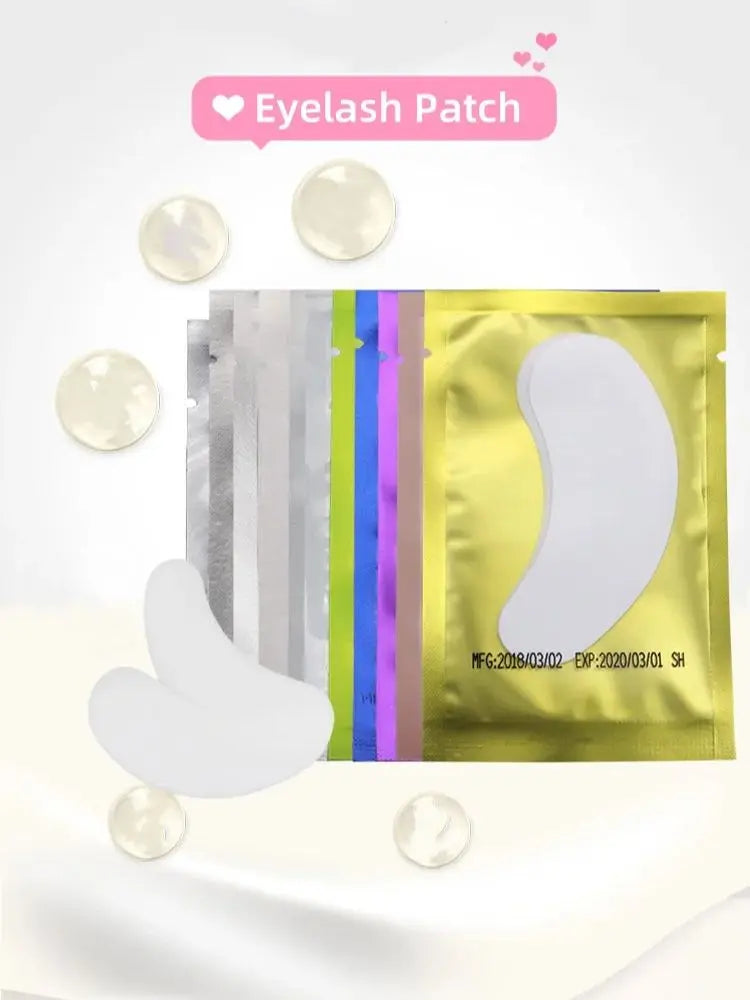 50 Pairs Hydrogel Eye Patches for Eyelash Extension