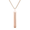 Stainless Steel Mindfulness Breathing Necklace