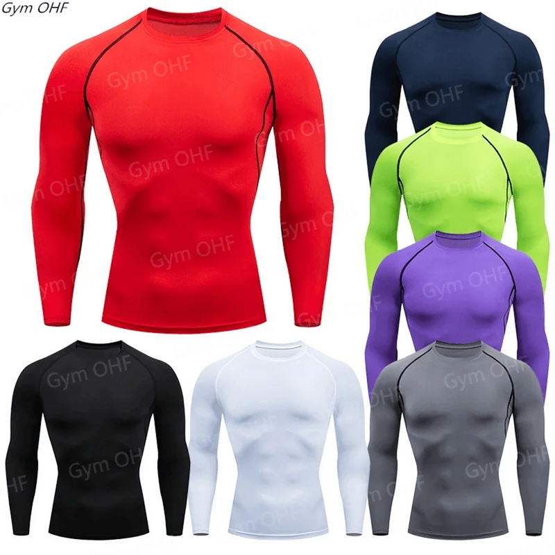 Summer Men’s Long Sleeve Sports T-Shirt