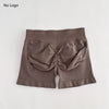 ARFTE Butt-Lifting Low Ribbed Elastic Band Seamless Yoga-Biker Shorts