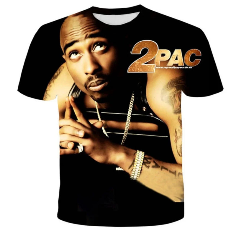 Men’s  2Pac Graphic T-Shirt Style 1