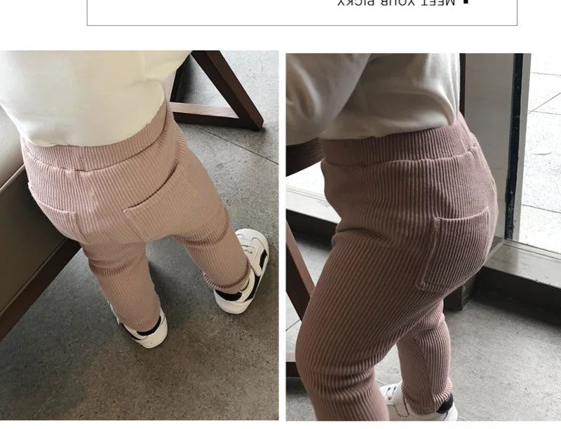 Cotton Leggings โ High Waist Infant -Sizes 9-24 mo. & Sizes 3- 6