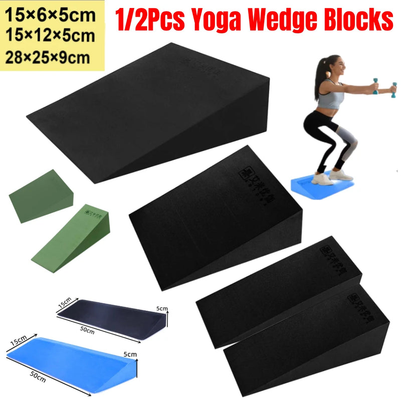 1/2Pcs Yoga Wedge Blocks EVA Foam