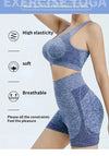 Yoga Set Gym Shorts Women Sport Bras Workout Tops: