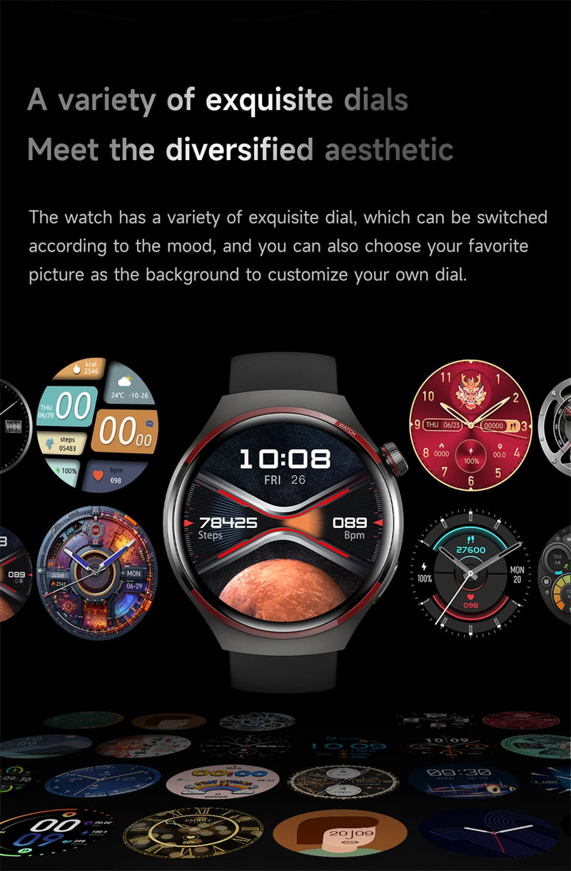 GT4 Pro Smart Watch with GPS & AMOLED Display