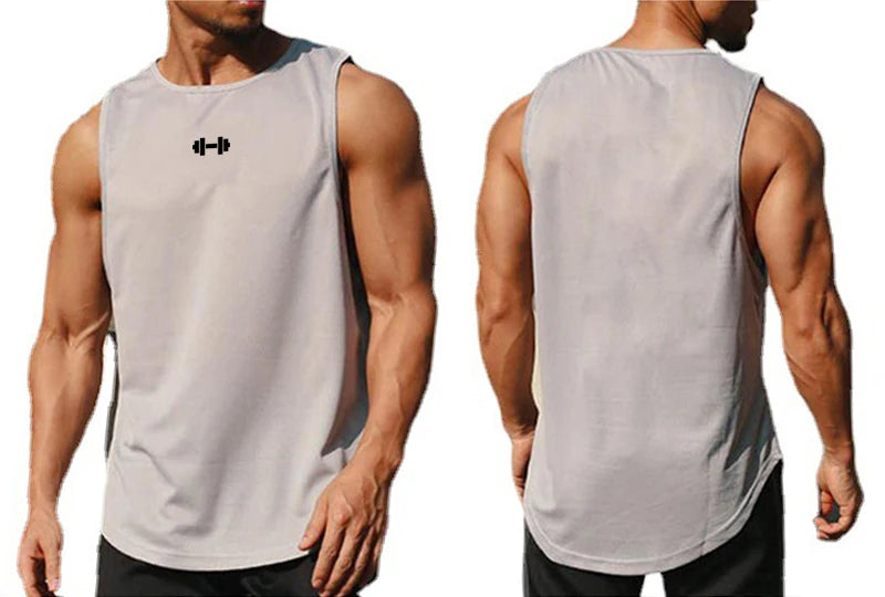 Men’s Quick-Dry Printed Gym Vest