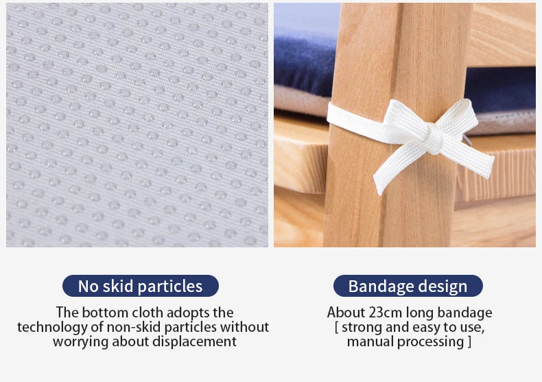 Ergonomic Memory Cotton Office Student Seat Cushion: