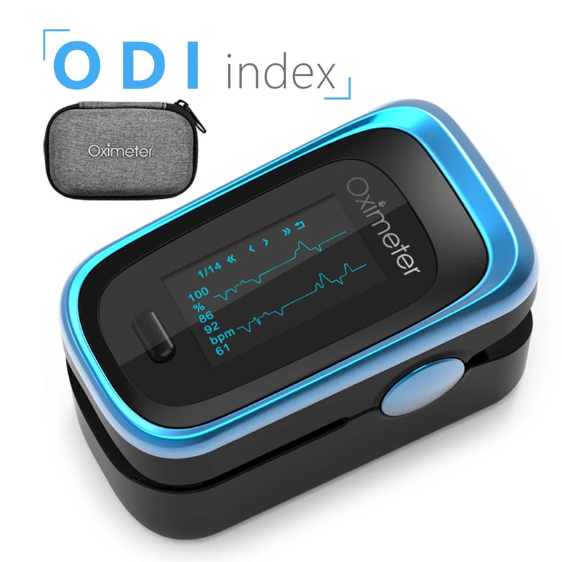 Medical Finger Pulse Fingertip OLED Portable Oximeter