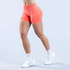 ARFTE Butt-Lifting Low Ribbed Elastic Band Seamless Yoga-Biker Shorts