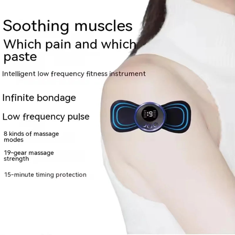 Rechargeable EMS Neck Massager β Smart Relief for Neck Pain & Tension