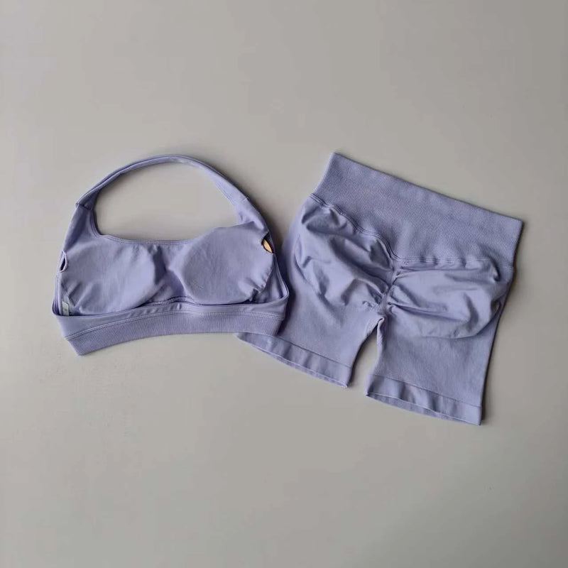 2-Piece Seamless Yoga Suit for Women